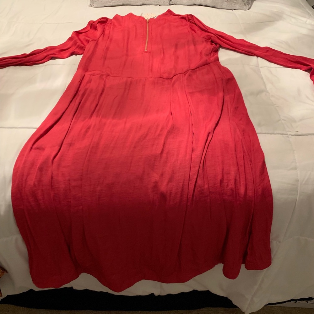 Red dress by Free People